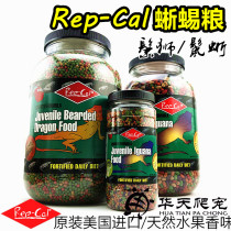 American original REP-CAL larval lizard adult grain mane lion grain lizard feed lion IG grain repcal Iger