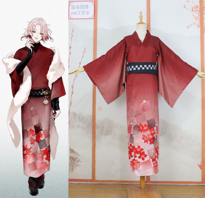 taobao agent Hot spring is long and dusty COS COS Format Gradient Printing Men's Men's Lightwear Customized Customization