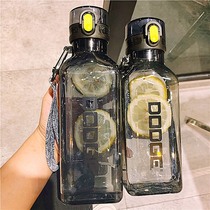 Japan large-capacity sports plastic cup male and female students Forest fitness kettle trend portable handy water cup