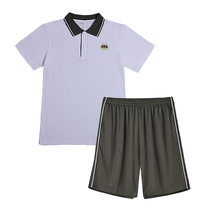 Donghua school uniform junior high school students summer uniform spring and autumn winter suit thin long sleeve shirt short pants dress