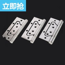 Child female hinge 304 stainless steel silent 4 inch thick wooden door bearing folding butterfly hinge hinge hardware