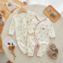 Home Clothes Newborn Baby Clothes Born Cotton-skeless Concord Clothes Spring and Autumn Clothes Baby Monk Summer Butter
