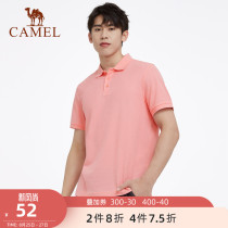  Camel sports POLO shirt mens summer casual couple short-sleeved T-shirt lapel Chinese red sportswear top women