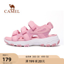 Camel sandals sports shoes mens 2021 official couple adult velcro thick bottom non-slip womens beach sandals