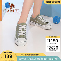 Camel outdoor casual shoes 2021 summer new low-top shoes Korean version wild flat canvas shoes casual shoes women