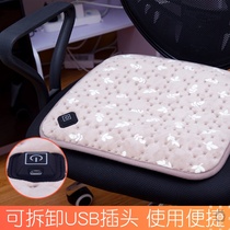 Heated cushion office outdoor car seat cushion electric heating heating pet cushion usb plug-in pillow