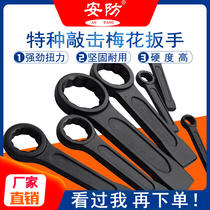 Knock plum blossom wrench heavy duty 45# steel beating plum blossom machine repair board 17-105mm