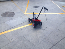 Paint parking space stadium runway warehouse drawing car road marking paint workshop car parking space marking tool