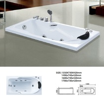 Rectangular embedded ordinary simple engineering cylinder massage hotel thermostatic bathtub 1 4567 Minapori 5338