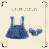 Childrens sunscreen swimsuit discount season]LOUIS OAKLEY2021 new girls  summer split baby swimsuit