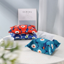 Nordic style flower fabric tissue bag pumping paper box guest restaurant home office extractable creative tissue box set