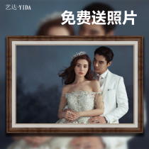 Wedding photo washing Photo Plus photo frame 24 36 48 inch wall simple photo studio wedding photo enlarged custom-made family photo