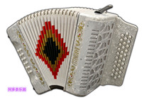 American imported musical instrument Accordion Accordion 31 keys 12 bass brand new white free box professional