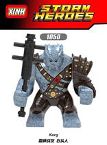 Xinhong Building block Minifigure X1050 adult minifigure Stone man Thor comrade Stone man Korg assembly minifigure