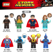 Xinhong Superhero X0219 Reverse Flash Sea King Wonder Woman puzzle assembly building block bag