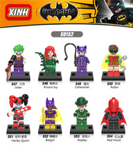 Xinhong X0152 Superhero Batman Big Movie Clown Female Robin Building Block Man Childrens Toy