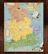 878 Viking invasion England board game card pad map board playmat