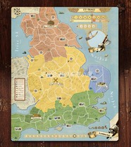 878 Viking invasion England board game card pad map board playmat