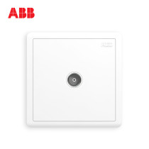 ABB switch socket Far white wall type 86 socket panel One TV socket AO301