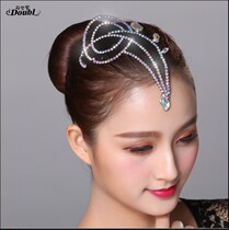The new Latin dance headdress drill modern dance national standard dance competition performance professional performance children's head flower variety