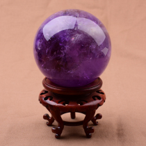 Hao Jing natural amethyst ball ornaments town house radiation protection fortune transfer is responsive