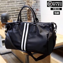  Luggage bag Korean version of the short trip bag large capacity female small duffel bag travel handbag dry and wet separation fitness male