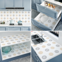 Thickened cabinet stickers clothes and shoes cabinet moisture-proof drawer pad paper self-adhesive kitchen cabinet mat cabinet waterproof and oil-proof stickers