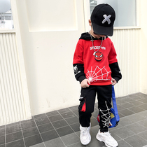 Boy Flash Spider-Man autumn suit 2021 new foreign baby fashionable two-piece autumn children tide