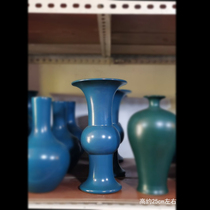 Jingdezhen ceramic flower goblet height 25-33cm furnishings plain color porcelain flower goblet supply Buddhist Taoist offerings