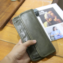 European and American 2022 mens new hand grip bag long cover Flip Versatile Wallet Ultra Multi-Position Anti-Swipe Theft Hand Grab Leather Wallet