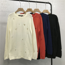 Spring Autumn mens round neck sweater thin base shirt mens autumn pullover casual top Autumn Sweater
