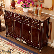 European shoe cabinet home door large capacity lockers entrance hall Hall porch luxury red sandalwood ultra-thin solid wood shoe cabinet