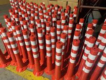 75cmTPU high rebound warning column road pile isolation column anti-collision bullet column sign pile tunnel column induction separation