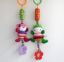 Export German infant bed hanging plush toy with hanging Ring Bell toy