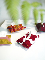 Original Design Autumn Winter New Year Red Festive Living Room Nordic Style Tissue Pack Peach Blossom Tissue Set