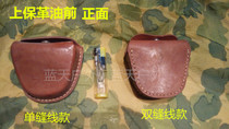 New inventory 70s cowhide box 59 old mirror leather box cowhide bag key bag tactical small pocket