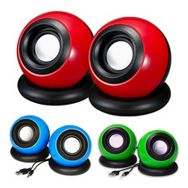 Mini speaker magic ball 08 small audio notebook subwoofer USB computer big eyes portable speaker