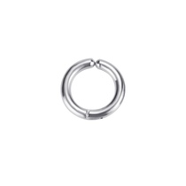 Globe-free punching jewelry anti-allergy male and female tie-ring ring bell milk ring stimulates breast nails