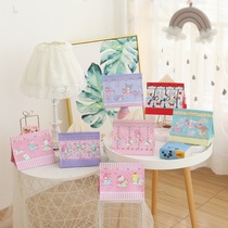 Cute PU paper towel set pumping paper towel Merry-go-round merry girl heart little white dog desktop paper towel pumping car paper towel