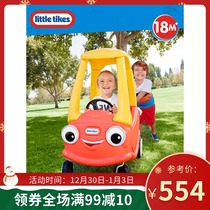 little tikes small Tek childrens garage baby can ride the Taxi Walker four wheel pedaling stroller toy