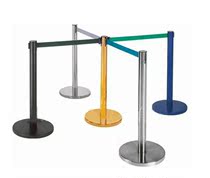 One-meter line railing seat isolation belt railing guard fence Bank queuing column Stainless rod telescopic belt