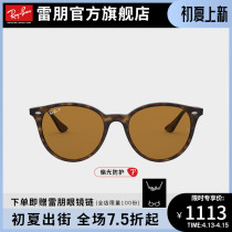 Rayban Thunderpuns Sunglasses Pantos Round Corner Big Frame Fashion Tide Cool Driving Polarized Sunglasses 0RB4305F