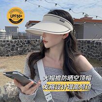 UV sun hat womens summer anti-sun sun hat cover face sun hat big brim cycling breathable empty top hat