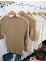 gao level sense four pinches of fine spinning 60 OOTW beers fine-spun wool seamless one-piece blouse