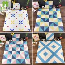 Tile kitchen bathroom balcony floor tile pink hipster Nordic ins Wind 300 blue non-slip tile features