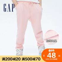 Gap Girl Pure Color Casual Grip Suede Sporting Pants 756681 Spring Children Dress Cute And Comfortable Vitality Bungling Pants