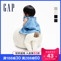 Gap Girl Cubs pattern elastic leggings 593470 autumn new childrens clothing cute foreign style pantyhose