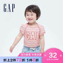 (Blehner) Gap baby lace short sleeve one-piece dress 740845 Summer new cute boy clothing bag fart