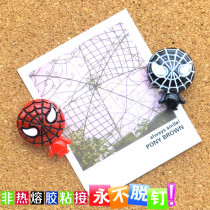 I-character photo plate wall decoration map painting big head color long color creative small cork big nail nail nail pin pin pin nail