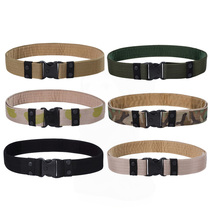 Outdoor training outer belt male black tactical armed belt security training belt military fan nylon buckle outer belt